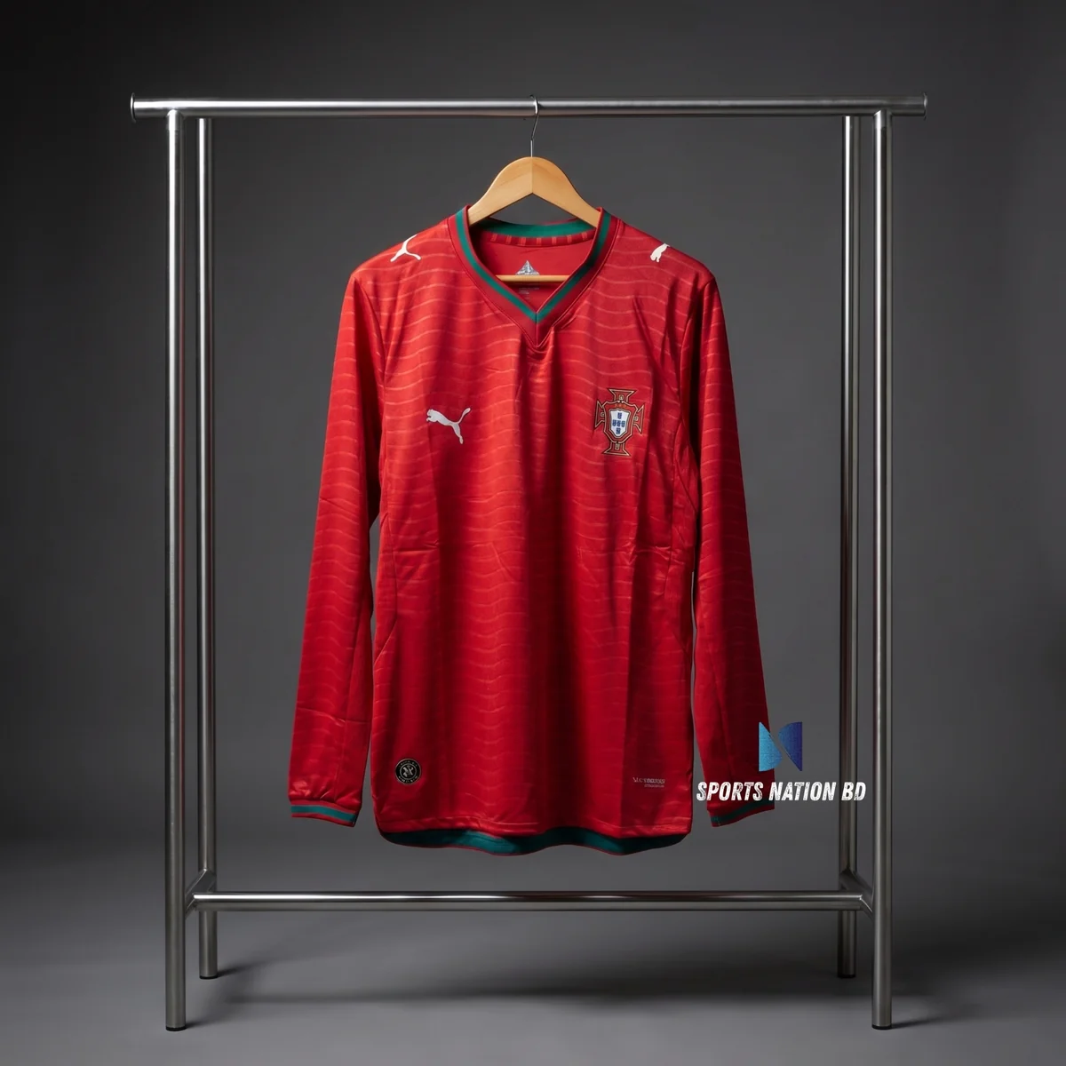 Portugal WC26 Home Kit Full Sleeve - Premium Jersey | Sports Nation BD Bangladesh