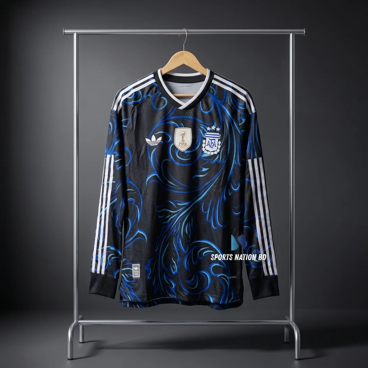 Argentina WC26 Away Kit Full Sleeve - Premium Jersey | Sports Nation BD Bangladesh