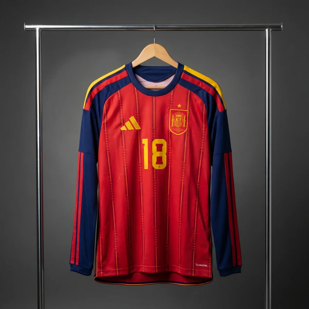 Spain WC26 Home Kit Full Sleeve - Premium Jersey | Sports Nation BD Bangladesh